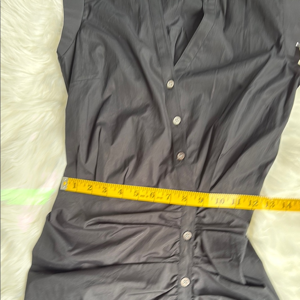 NWT Veronica Beard Stylish Black Ruched Dress - Picture 16 of 17